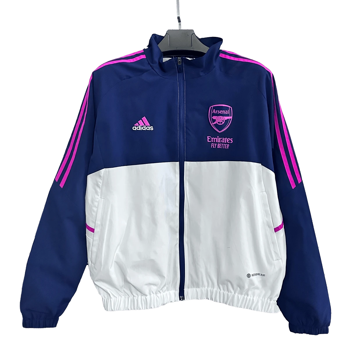 Arsenal Blue and Pink Football Jacket