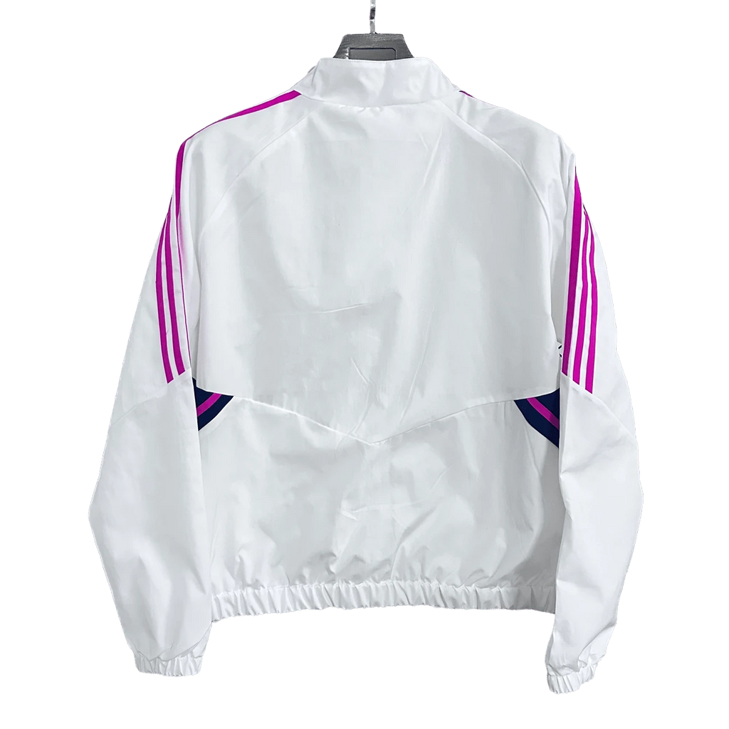 Arsenal White and Pink Football Jacket