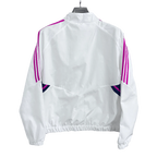 Arsenal White and Pink Football Jacket