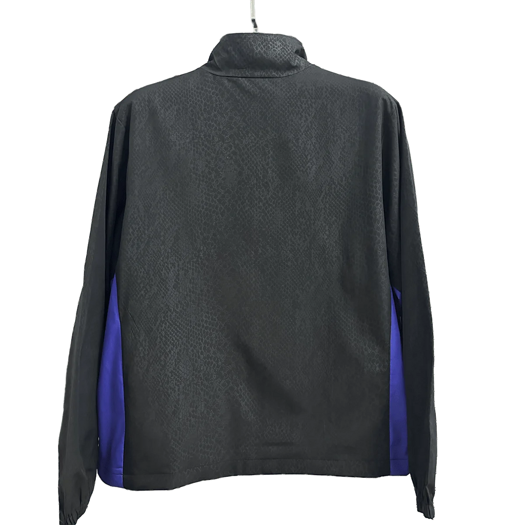 Barcelona Black and Blue Jacket