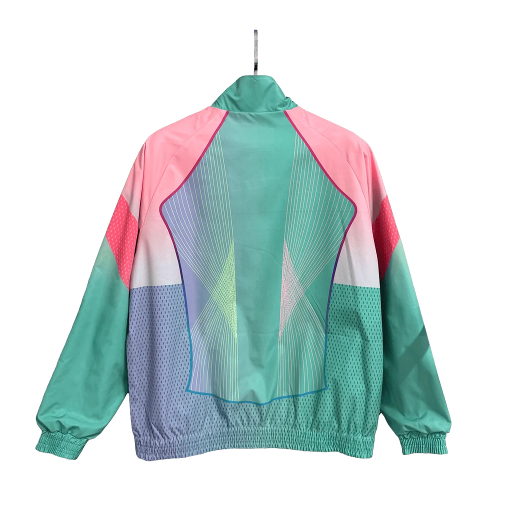 Barcelona Pink and Blue Football Reversible Jacket