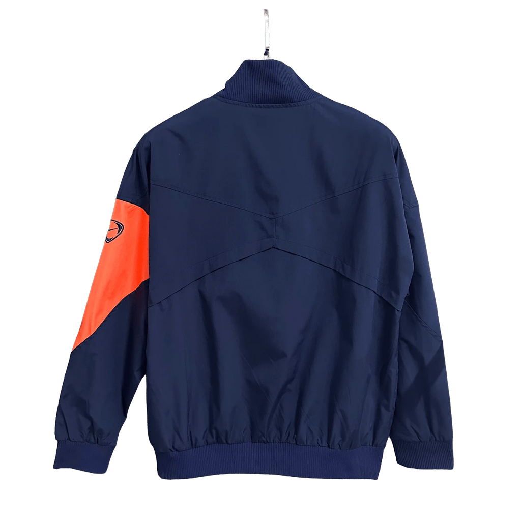 Barcelona Navy and Orange Football Jacket