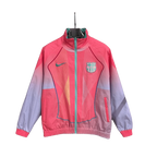 Barcelona Pink and Blue Football Reversible Jacket