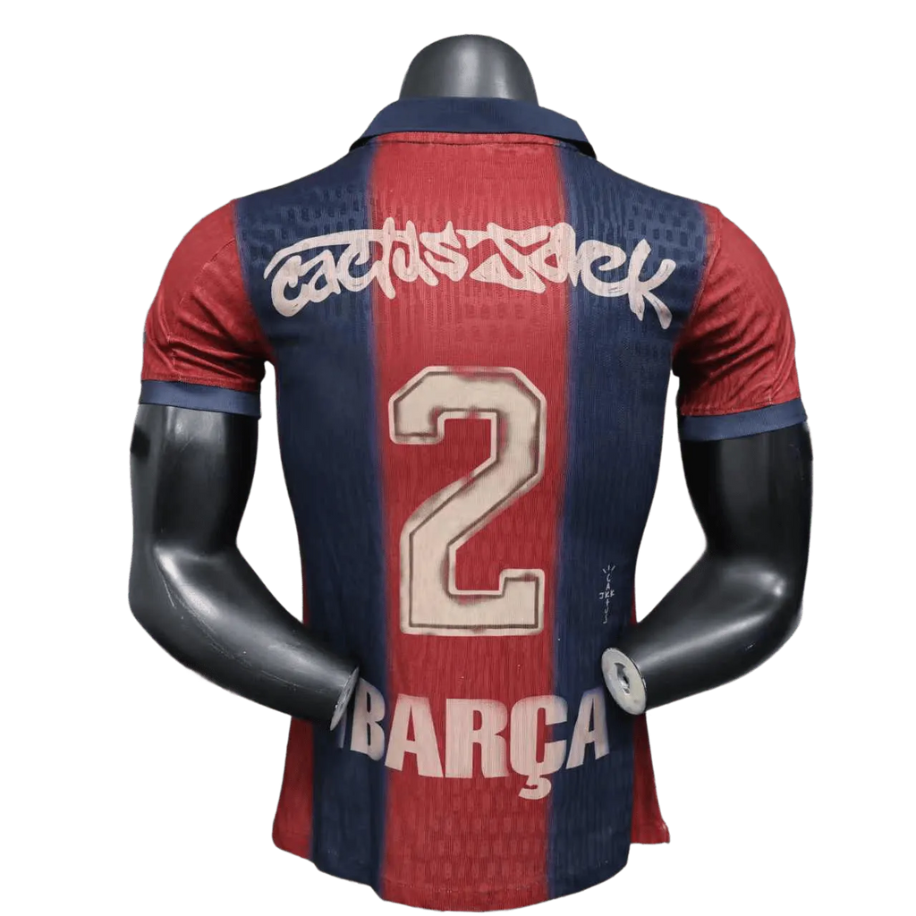 Barcelona x Travis Scott Retro Football Jersey