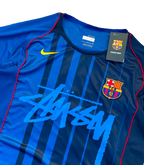 Barcelona X Stüssy Blue Football Jersey