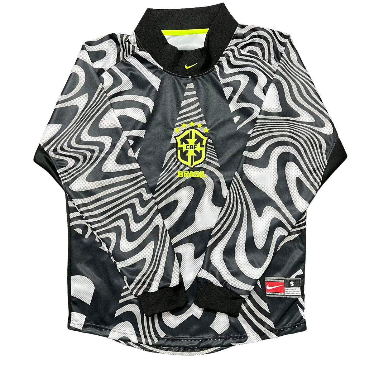 Brazil Goalkeeper Long Sleeve Football Jersey