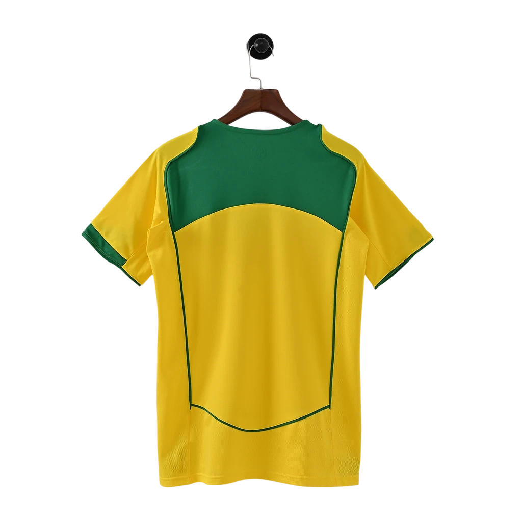 Brazil Home 2004 Football Jersey