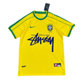 Brazil X Stüssy Yellow Football Jersey