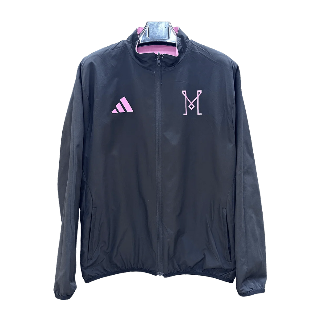 Inter Miami Pink and Black Football Reversible Jacket