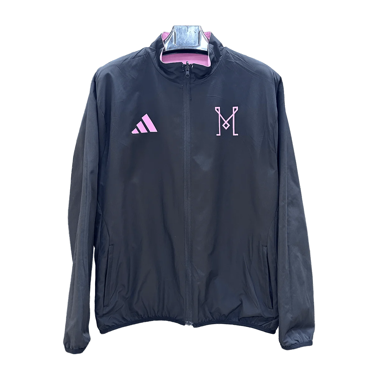 Inter Miami Pink and Black Football Reversible Jacket
