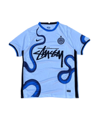 Inter Milan X Stüssy Snake White Football Jersey