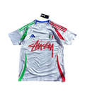 Italy X Stüssy White Football Jersey