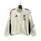 Liverpool White and Red Football Jacket