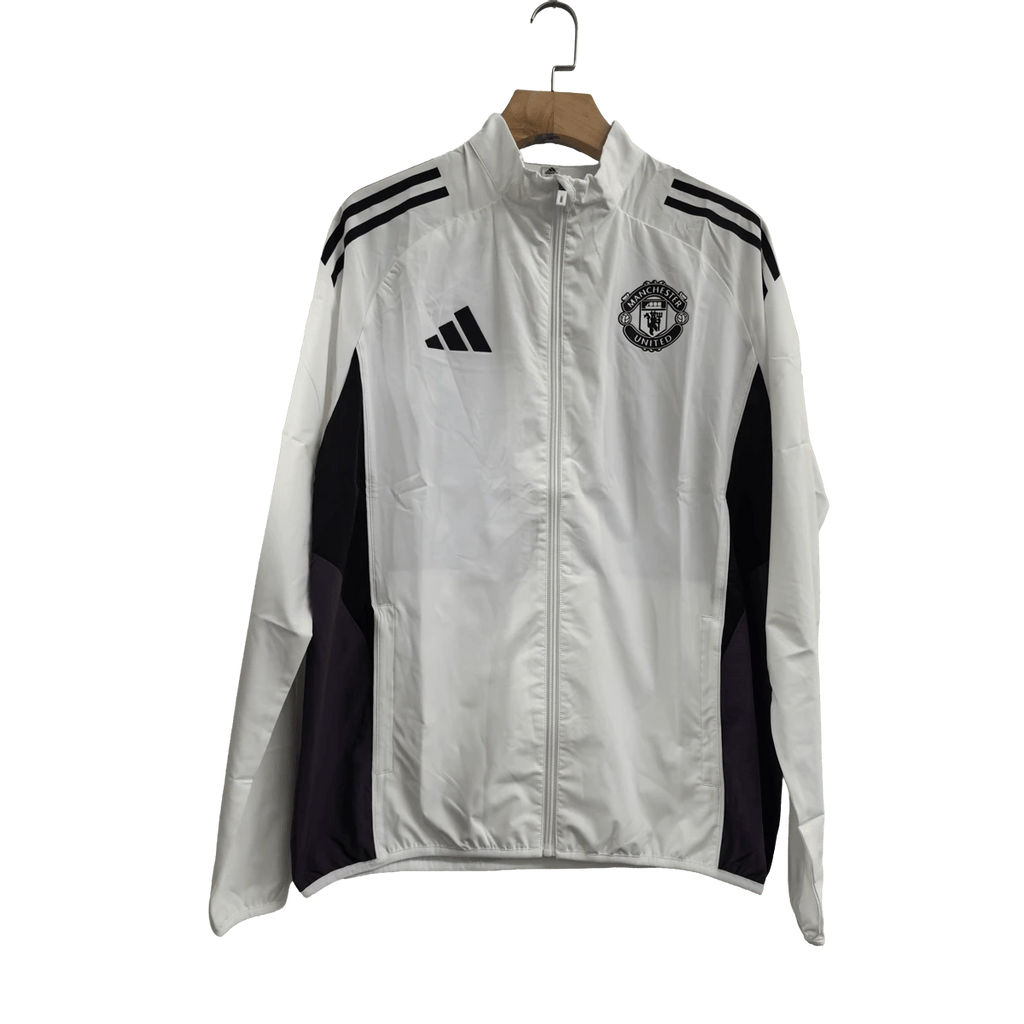Manchester United White Football Jacket