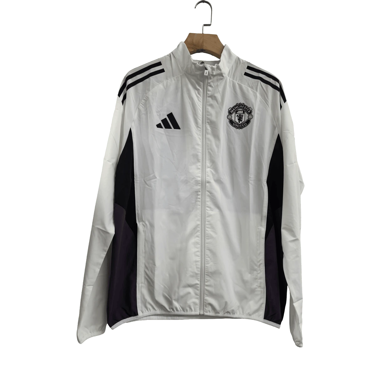 Manchester United White Football Jacket