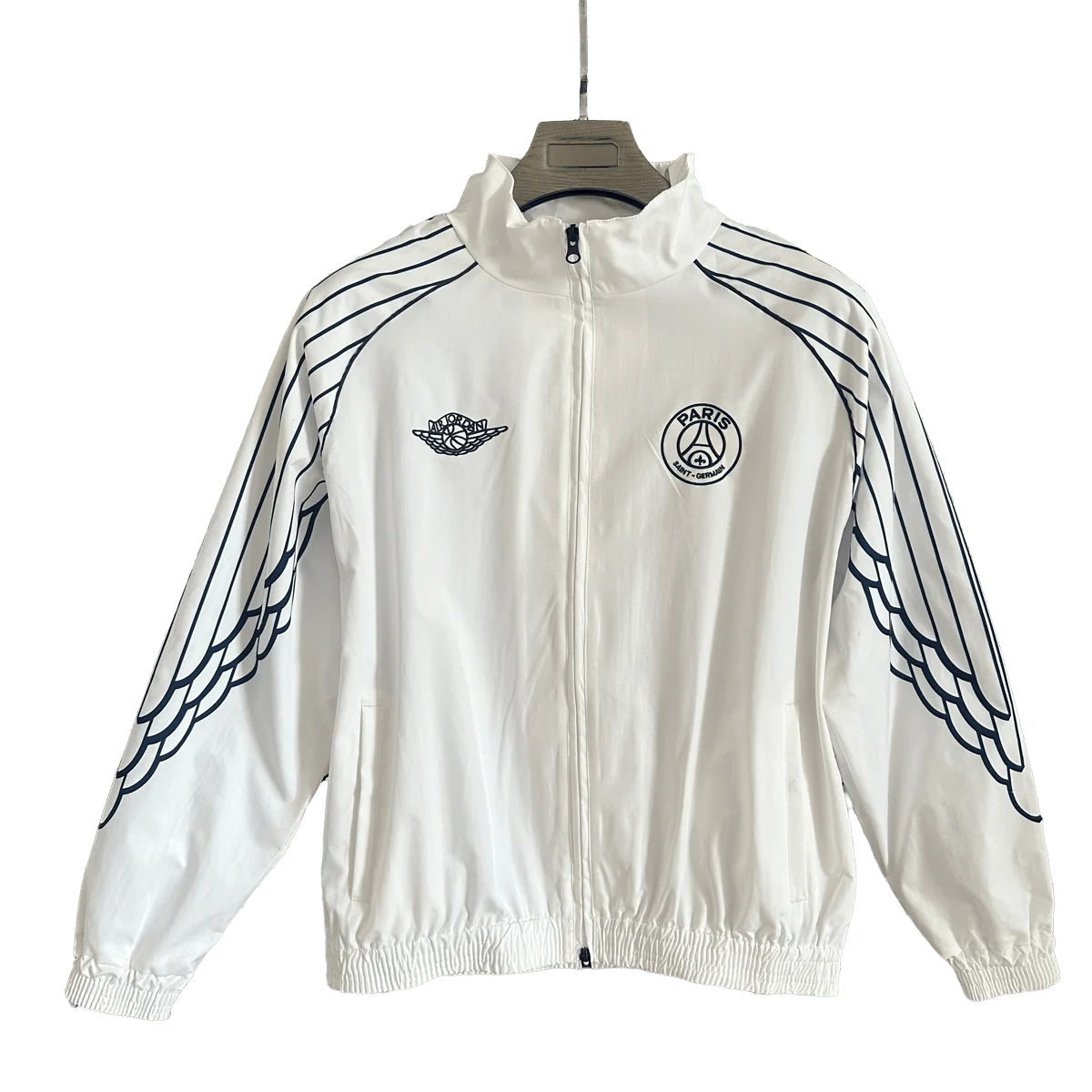 PSG White Football Jacket