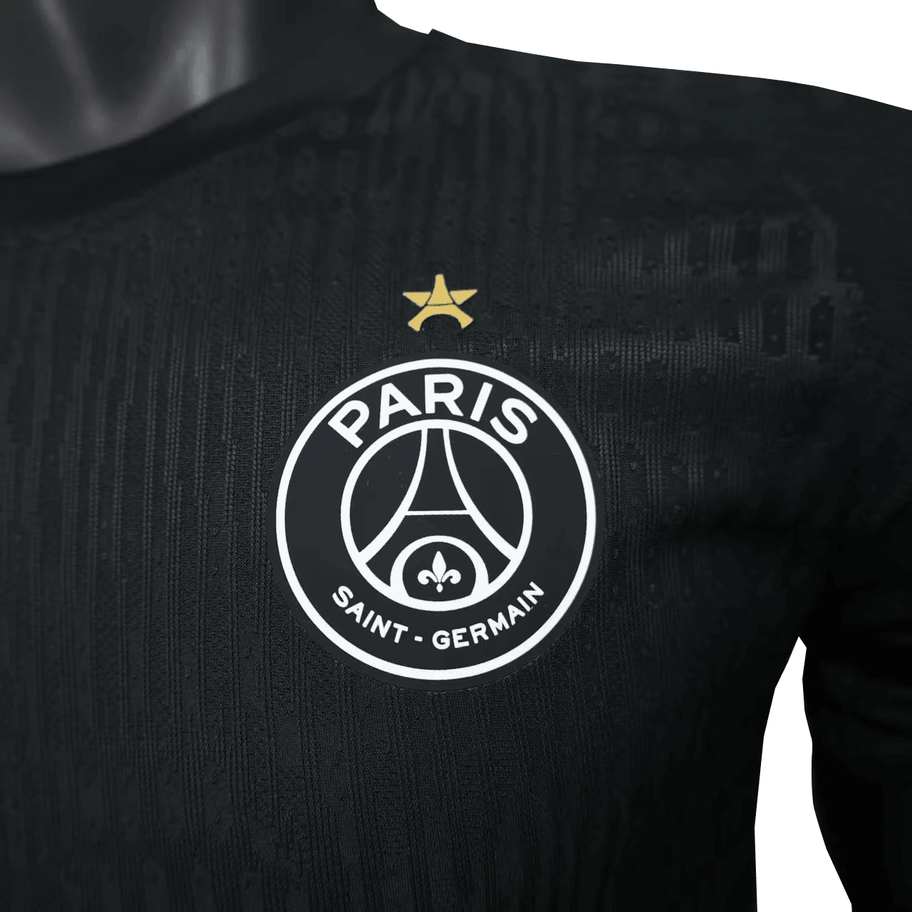Paris Saint Germain x XO Black Football Jersey