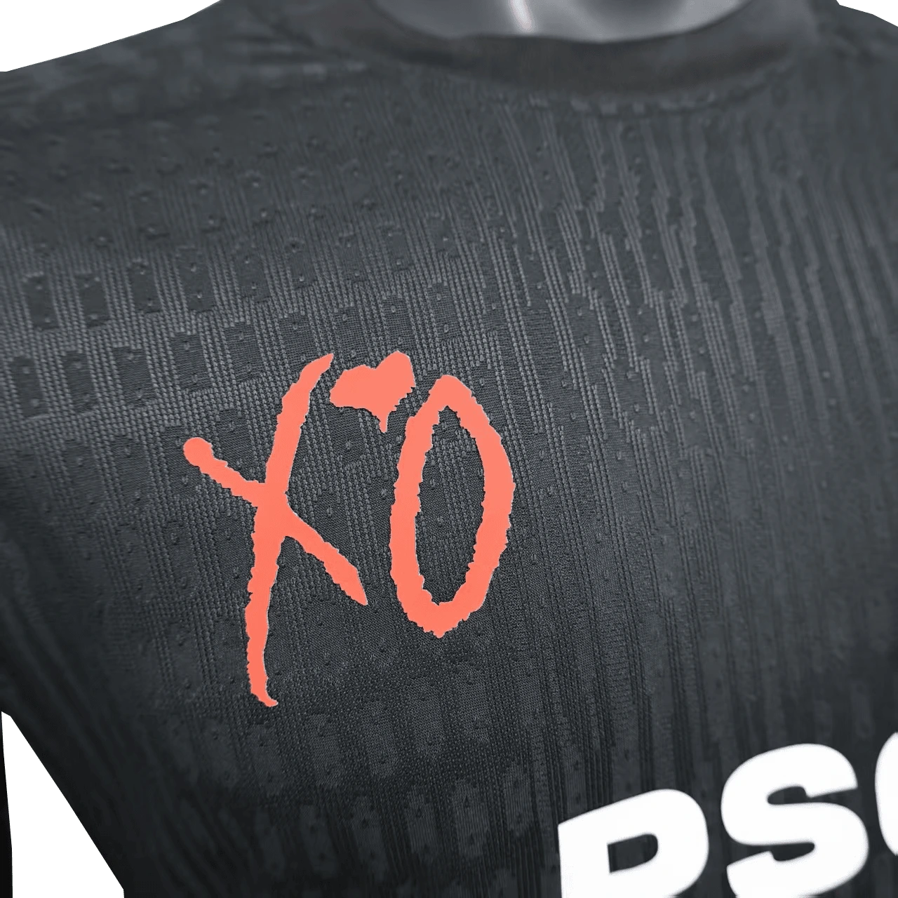 Paris Saint Germain x XO Black Football Jersey